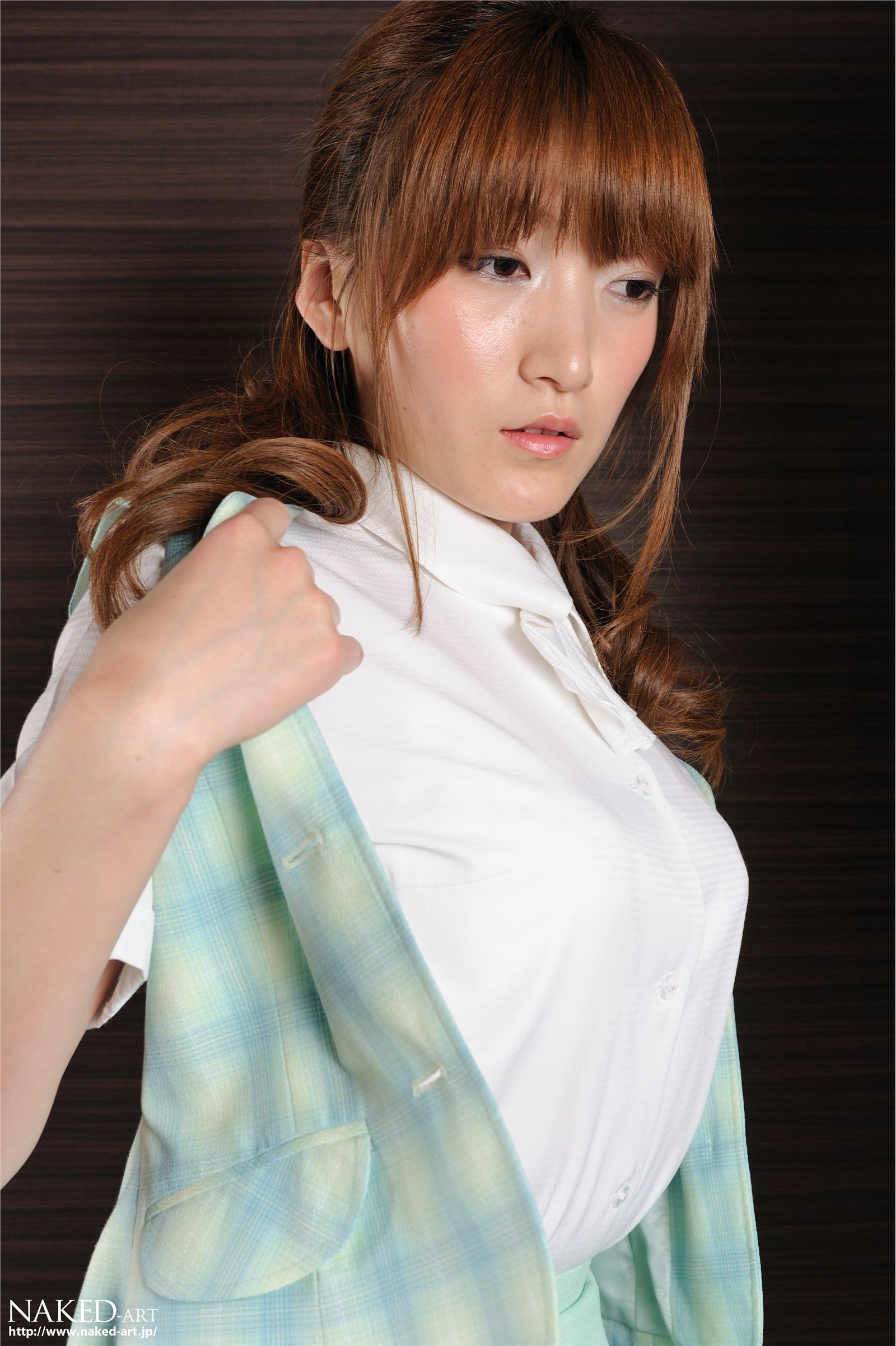 [Naked-art]NO.00544 日本性感丝袜美女 OL ロッカールーム 浜岡彩乃